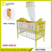 Aluminium baby crib , multifunction baby crib bed